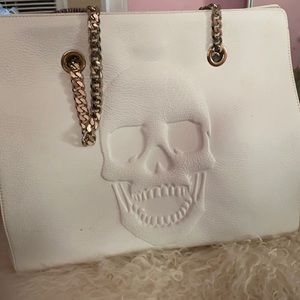 Authentic…Philipp Plein handbag, almost new…with beautiful gold hardware.